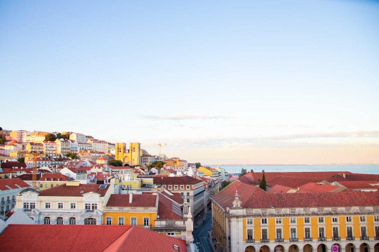 vista da cidade em Portugal