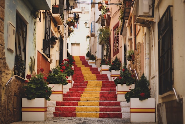 escadaria espanhola
